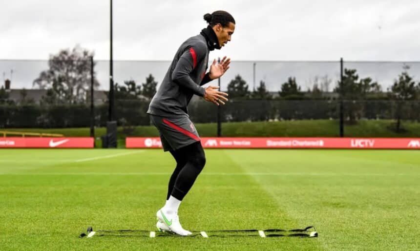 Virgil Van Dijk workout