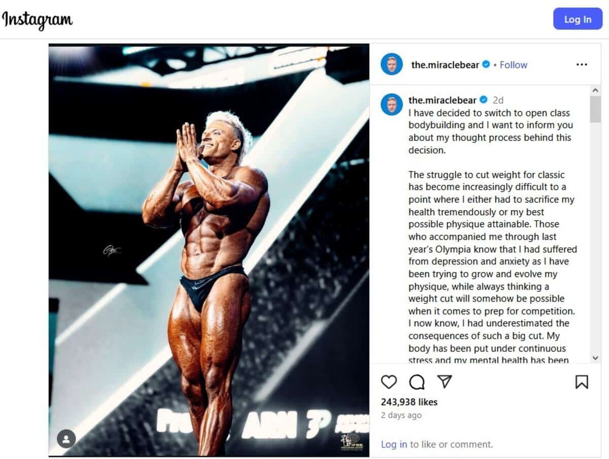 Urs Kalecinski Goes Open
