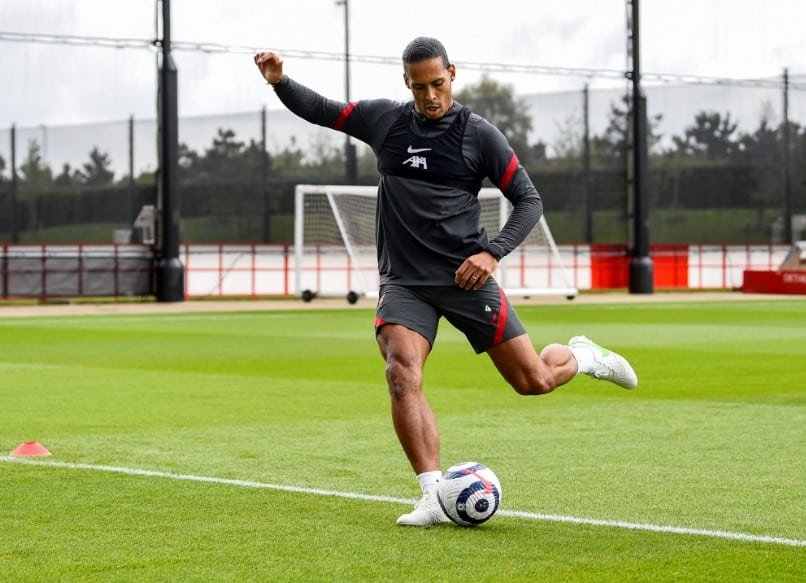 Virgil Van Dijk workout