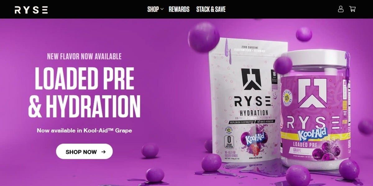 RYSE supplements