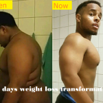 90 days weight loss transformation