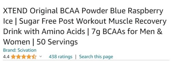 Xtend Original BCAA by Scivation one of the Best Bodybuilding Supplements